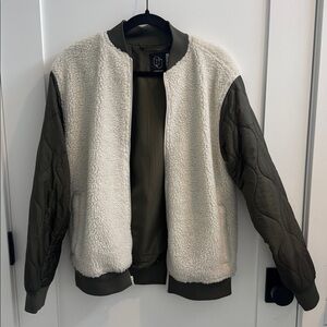 Original Use Olive Green Bomber Jacket